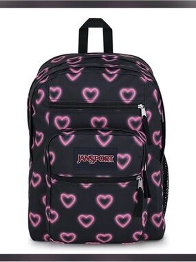 Jansport Laptop Happy Hearts Backpack with 2 compartments NWT!